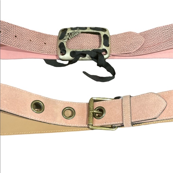 MISS SIXTY KILLAH Pink Belt with Silver Buckle with ribbon!!! - Picture 2 of 4